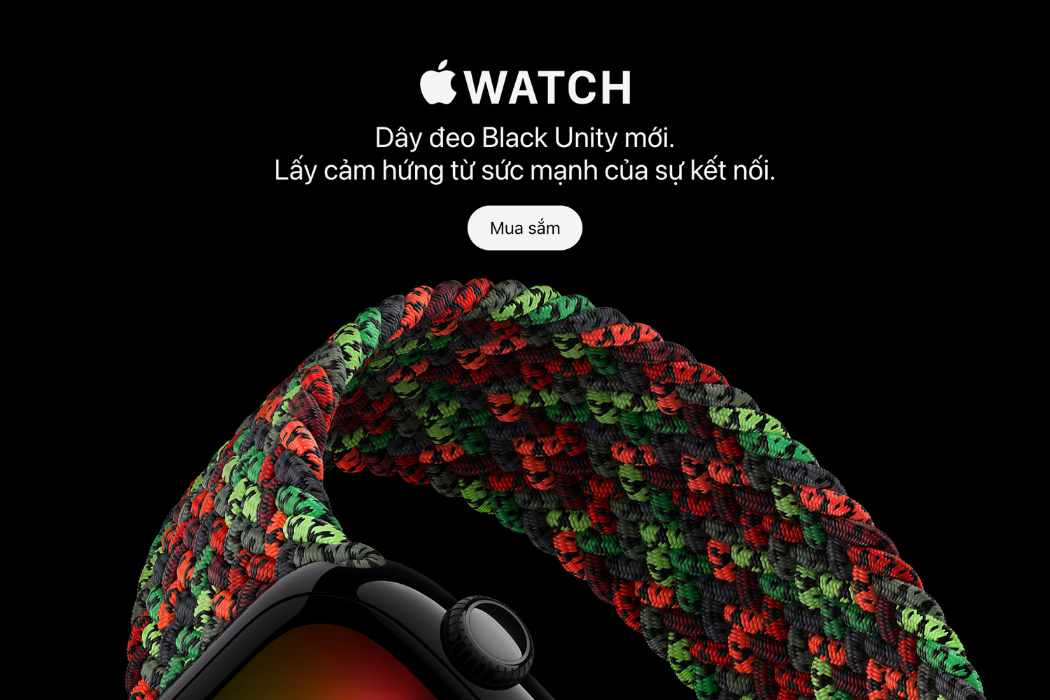 Apple giới thiệu dây Apple Watch Black Unity mới