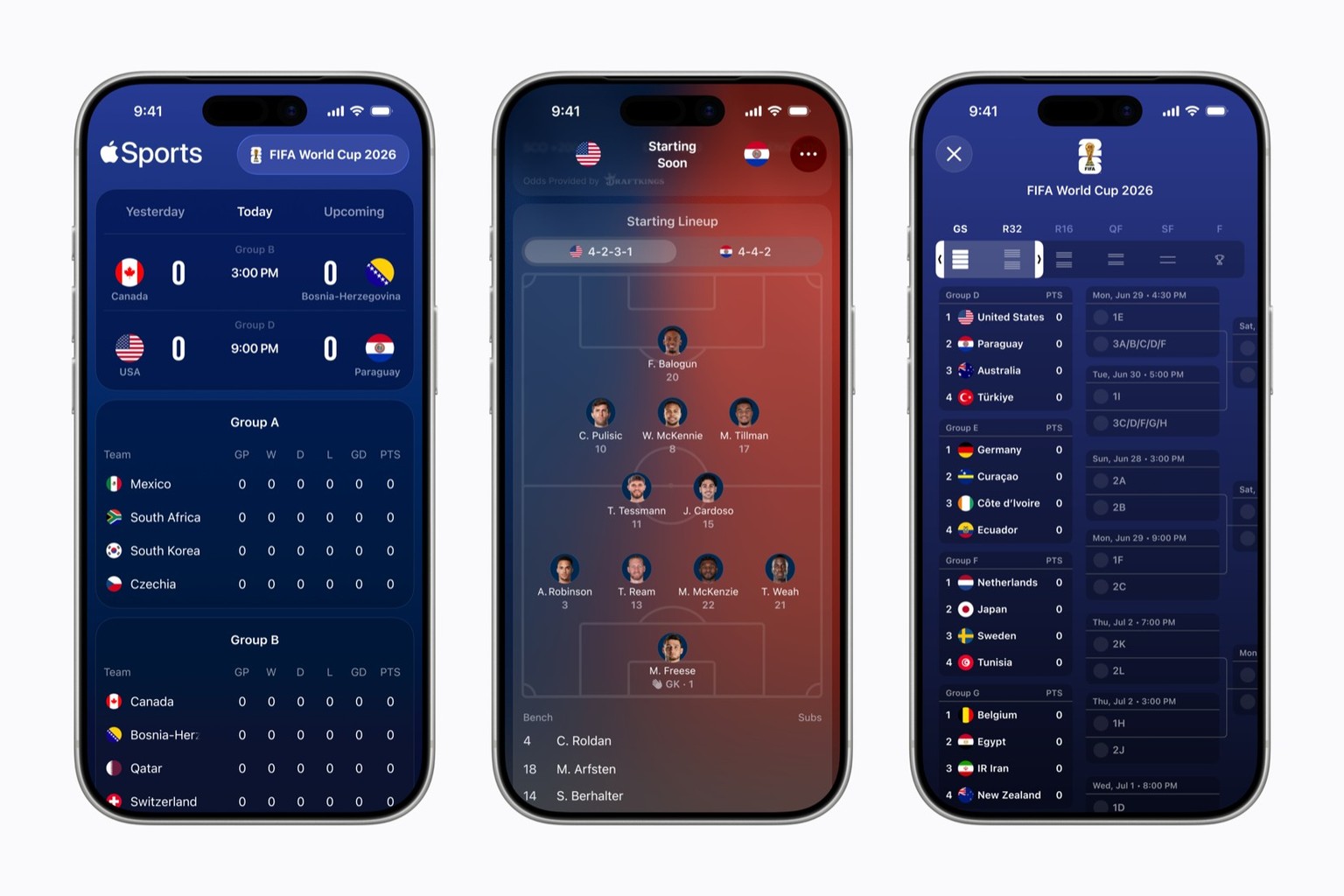 Apple Sports mở rộng sang 90 quốc gia nữa, thêm tính năng World Cup 2026