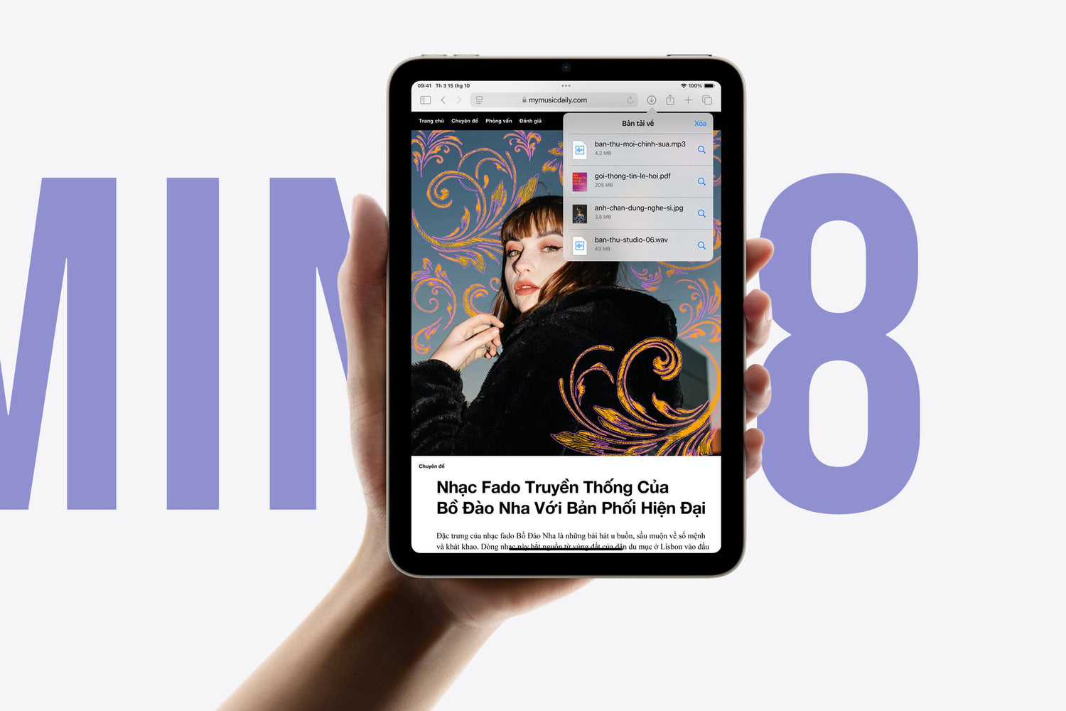 Loa rung hoạt động như thế nào trên iPad Mini 8