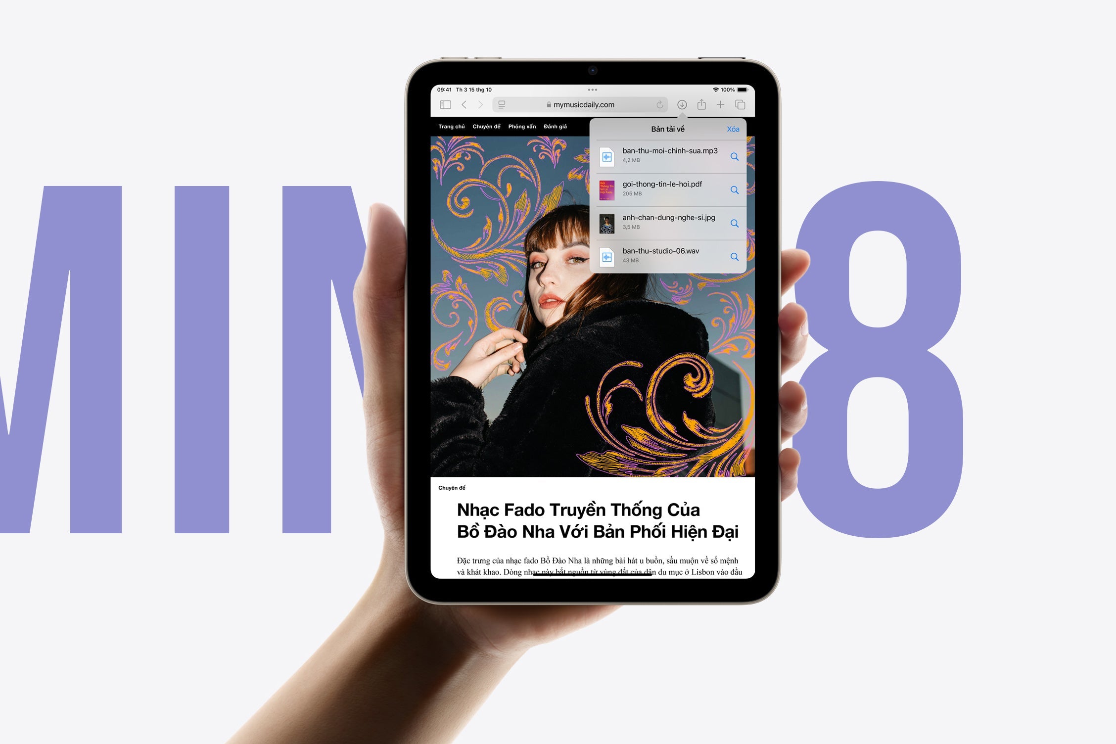 Loa rung hoạt động như thế nào trên iPad Mini 8