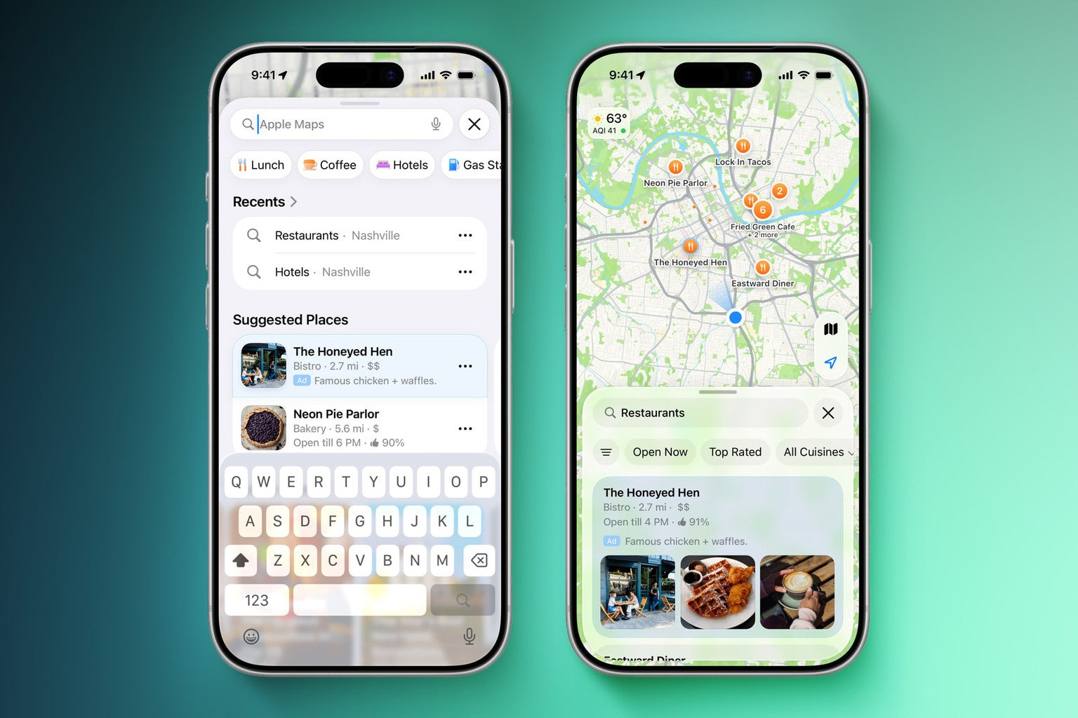 iOS 26.5 đặt nền cho quảng cáo trong Apple Maps