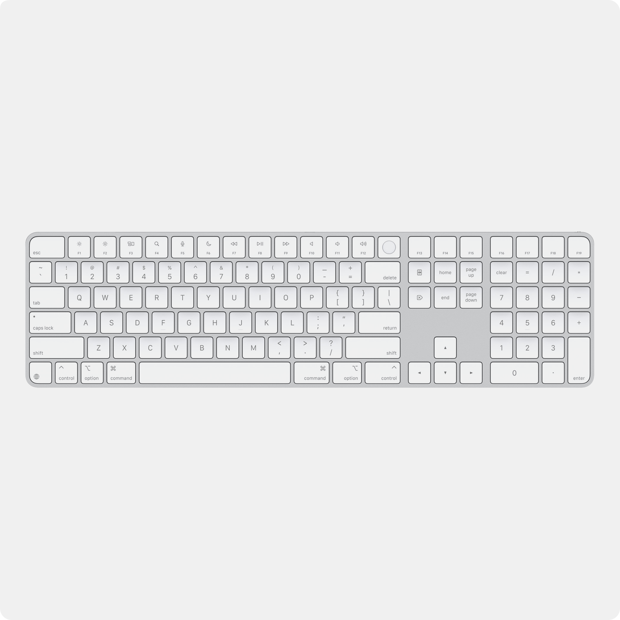 Bàn phím Magic Keyboard với Touch ID và Numeric Keypad cho Mac Apple Silicon