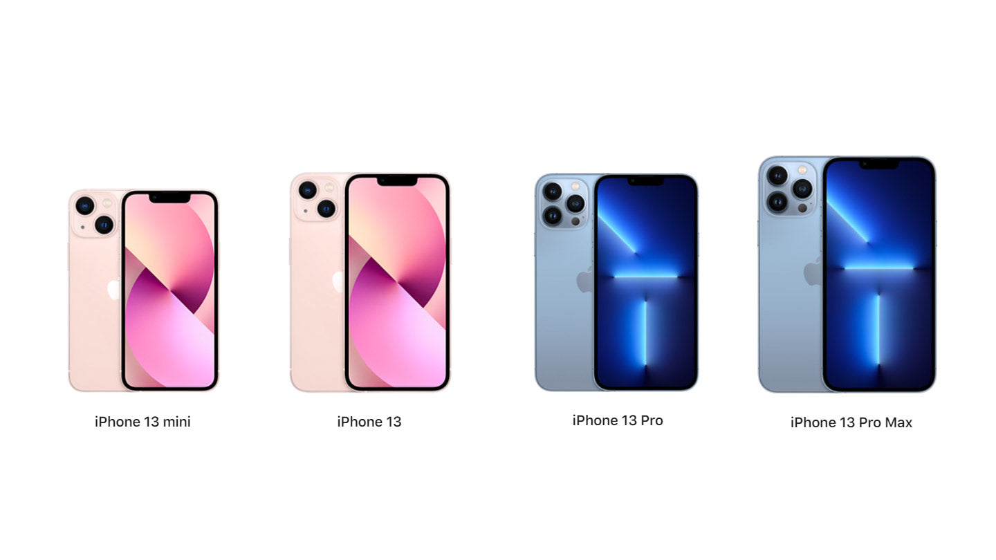 So sánh sự khác biệt giữa các mẫu iPhone 13, iPhone 13 Mini, iPhone 13 Pro và iPhone 13 Pro Max