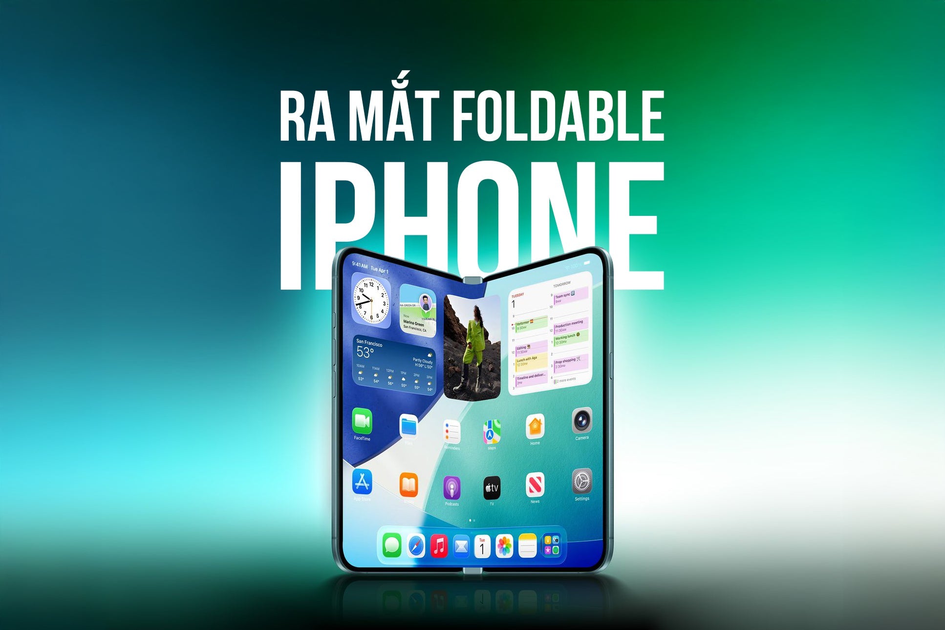 iPhone gập được đồn đoán sẽ có bốn camera, Touch ID và nhiều tính năng khác