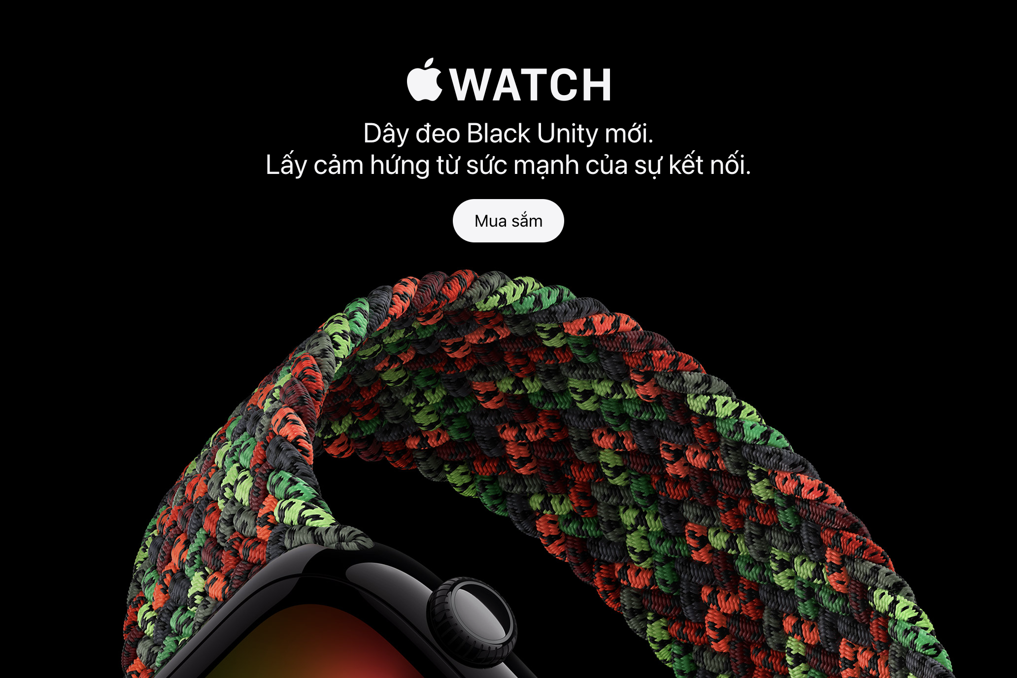 Apple giới thiệu dây Apple Watch Black Unity mới