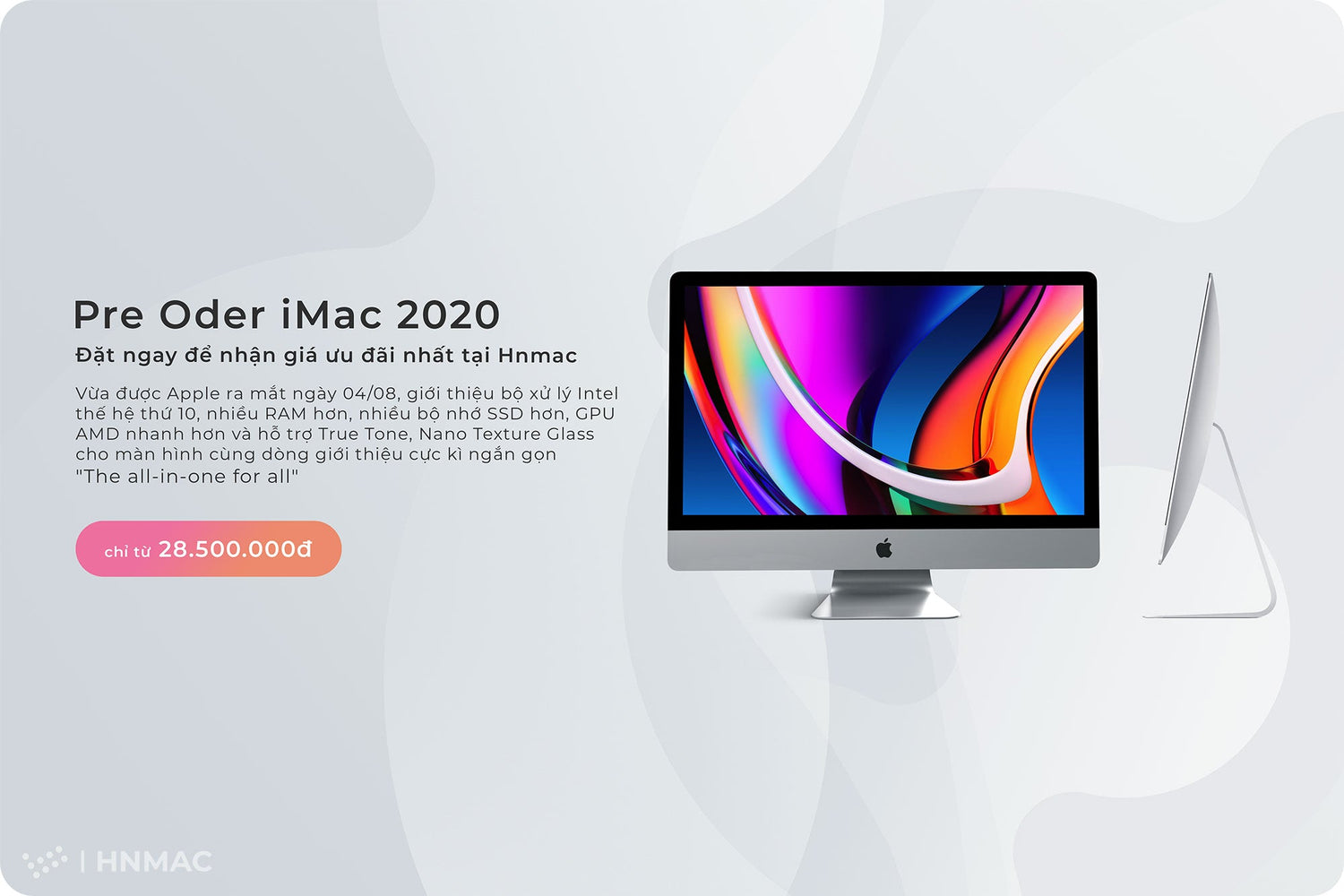 Pre-Order - Đặt hàng trước iMac 2020 nhận giá tốt nhất