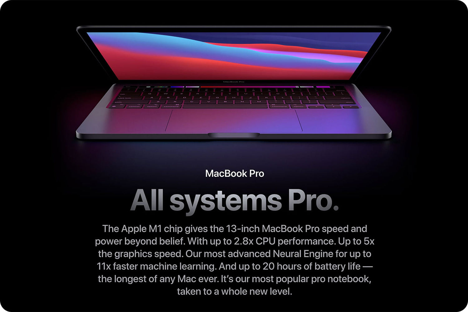 MacBook Pro 13 inch được trang bị chip M1 mới của Apple có gì hot??