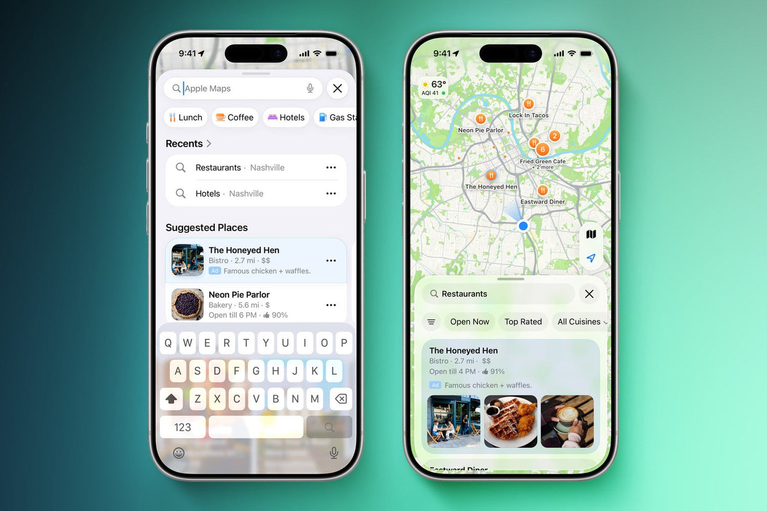 iOS 26.5 đặt nền cho quảng cáo trong Apple Maps