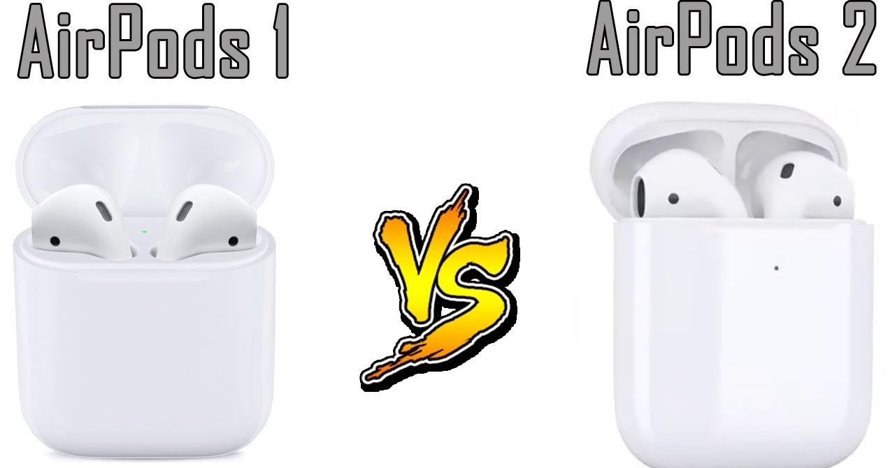 So sánh AirPods 2 và AirPods (trên giấy)