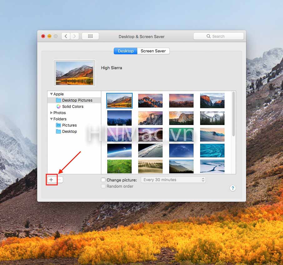 Hãy thay đổi hình nền cho chiếc MacBook của bạn để tạo cảm giác mới lạ và thú vị hơn. Bạn có thể thay đổi các tấm nền màu sắc tươi sáng hoặc ảnh nền động đẹp mắt để làm tăng tính thẩm mỹ cho máy tính của mình.